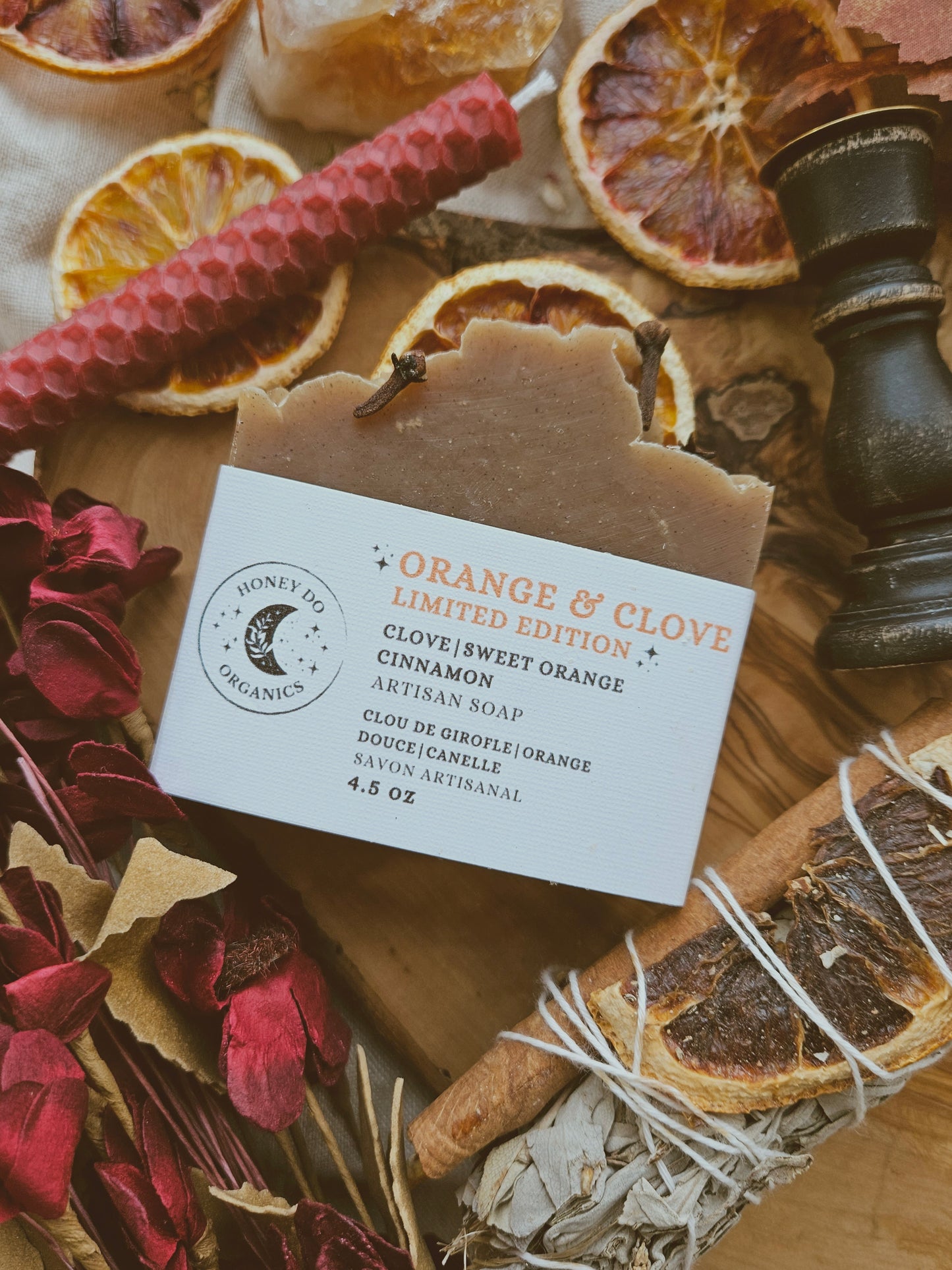 Orange Clove | Hand and Body Soap Bar