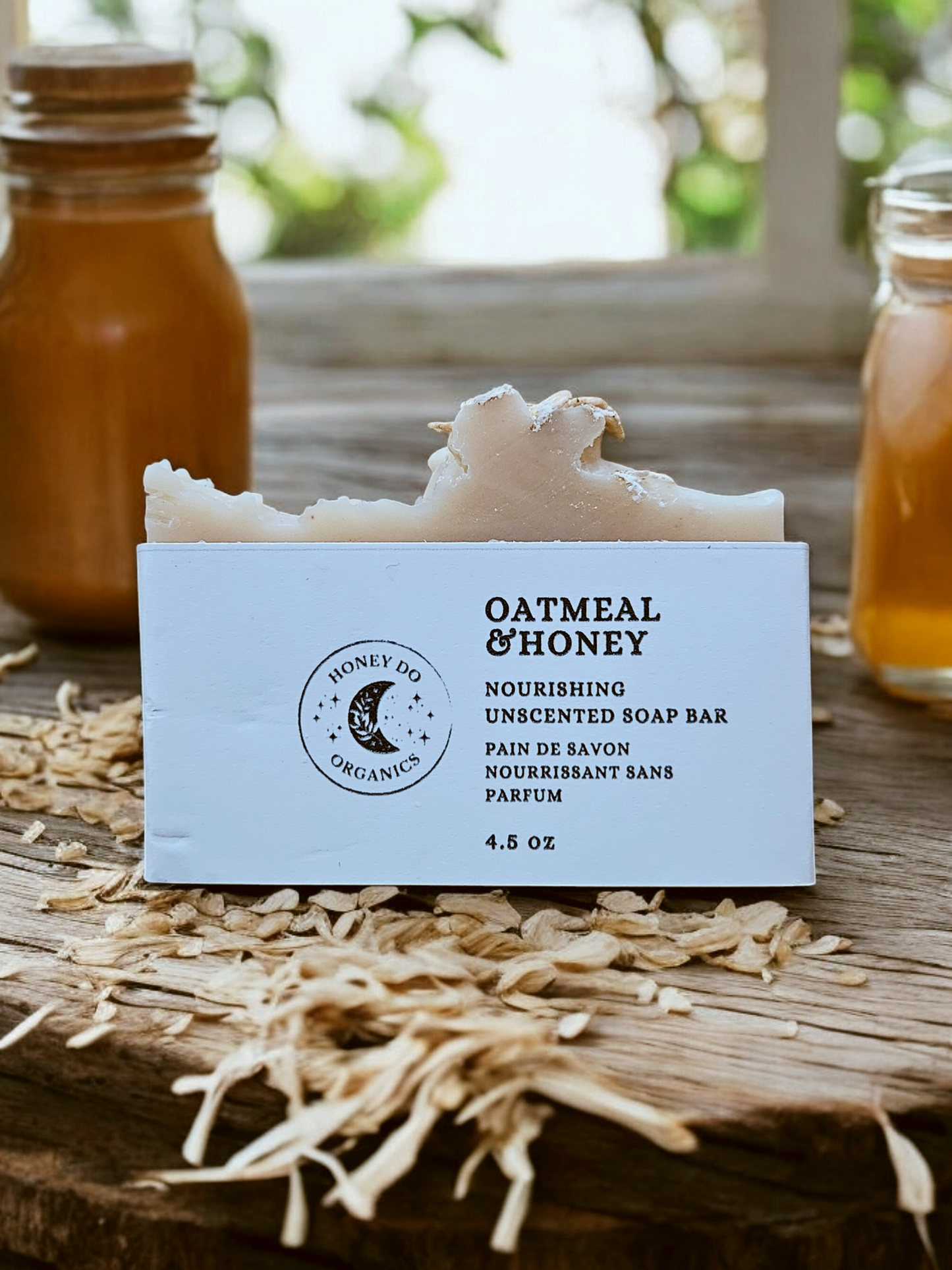 Oatmeal Honey (Unscented) | Hand and Body Soap Bar